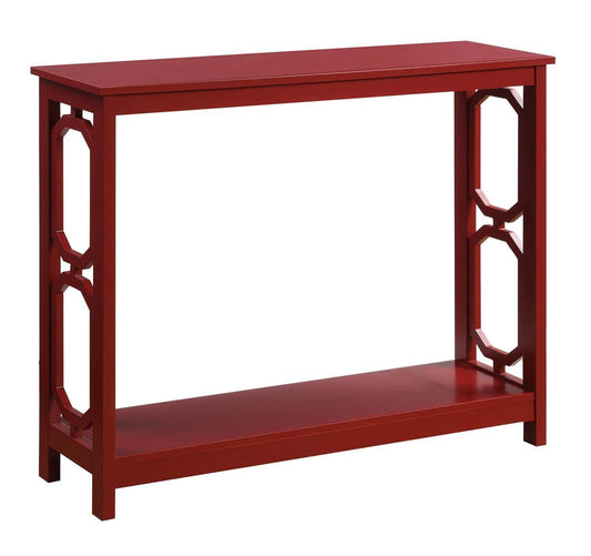 TABLE | Ergode Omega Console Table with Shelf | Stylish & Practical | Ample Display Space | Contemporary Design | Easy Maintenance | Hidden Storage | Simple Assembly | Omega Collection | casafoyer.myshopify.com