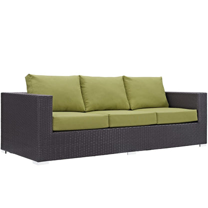 kitchen and dining room sets | CasaFoyer Convene Outdoor Sectional Set | Durable Rattan Weave | Weather-Resistant Cushions | Coffee Table, Ottoman, Sofa. Elevate your outdoor space with this versatile furniture set. | casafoyer.myshopify.com
