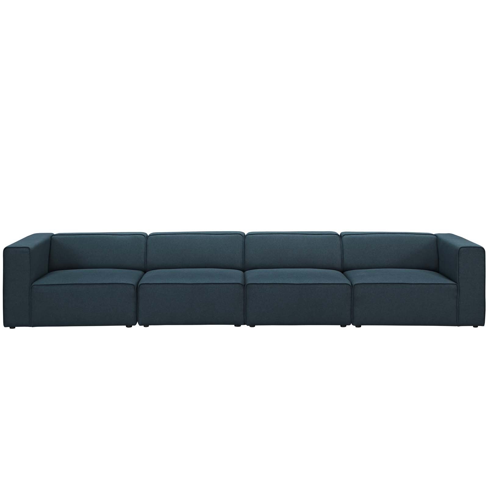 kitchen and dining room sets | CasaFoyer Mingle Modular Sectional Sofa Set | Comfortable, Flexible, Stylish | 4-Piece Blue Upholstered Fabric | Ideal for Modern Living or Lounge Rooms | casafoyer.myshopify.com