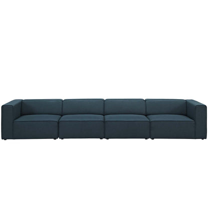 kitchen and dining room sets | CasaFoyer Mingle Modular Sectional Sofa Set | Comfortable, Flexible, Stylish | 4-Piece Blue Upholstered Fabric | Ideal for Modern Living or Lounge Rooms | casafoyer.myshopify.com