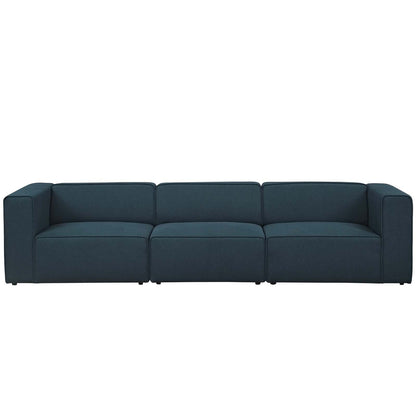 kitchen and dining room sets | CasaFoyer Mingle 3-Piece Upholstered Fabric Sectional Sofa Set - Blue | Comfortable, Adjustable, Stylish | Ideal for Living or Lounge Area | casafoyer.myshopify.com