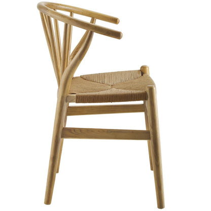 home office desk chairs | CasaFoyer Flourish Dining Side Chair Set of 2 | Scandinavian Charm | Curved Back | Wooden Legs | Paper Rope Seat | Durable & Stylish | Perfect for Dining Room, Kitchen, or Living Space | casafoyer.myshopify.com