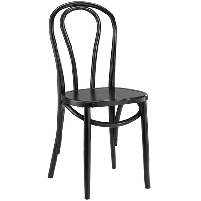 Chair | Eon Dining Chair | Vintage-Inspired | Elm Wood | Polyurethane Finish | Non-Marking Foot Glides | Fully Assembled | Ideal for Industrial Modern & Vintage Modern Spaces | casafoyer.myshopify.com