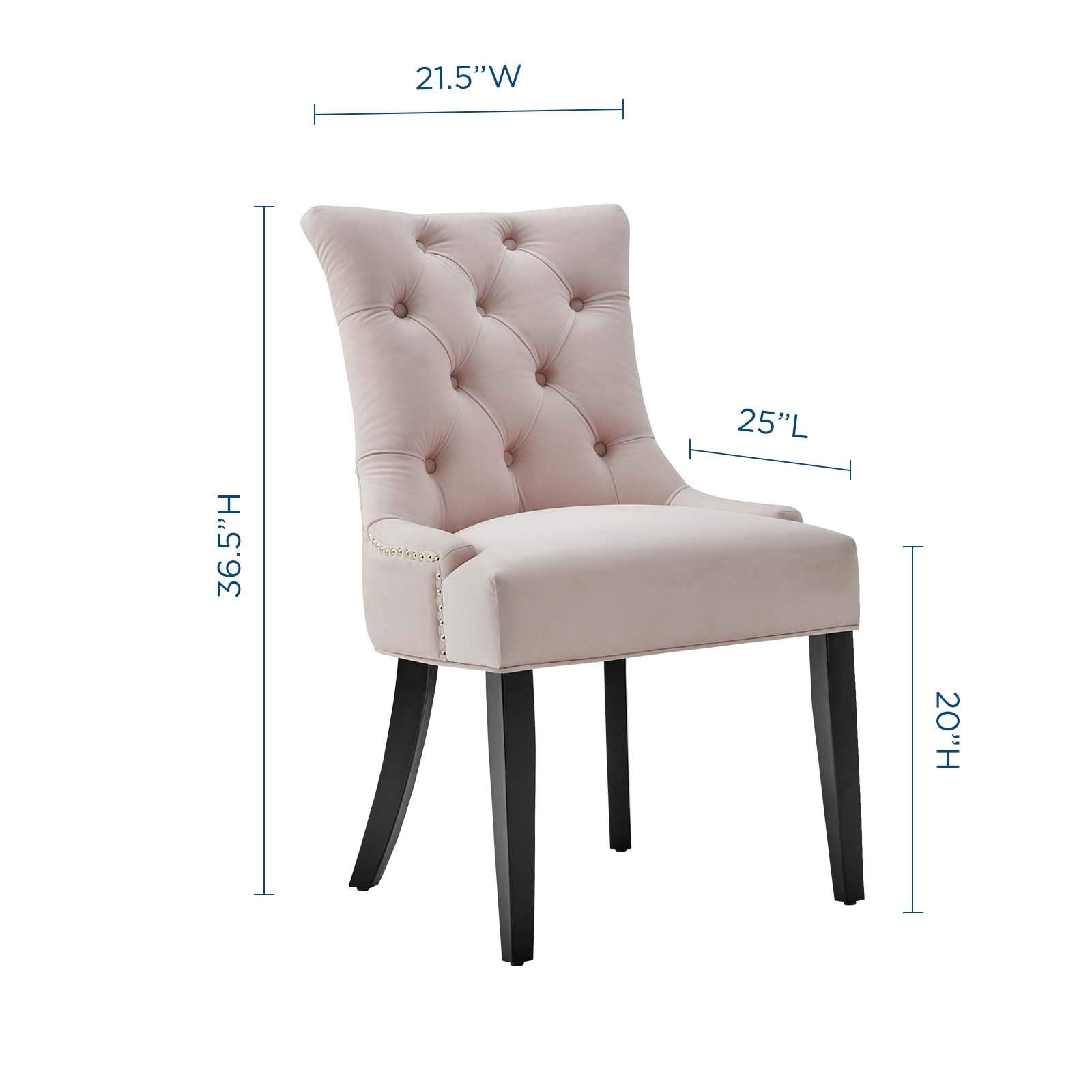 home office desk chairs | CasaFoyer Regent Tufted Button Upholstered Performance Velvet Dining Chair | Set of 2 | Timeless Elegance | Stain-Resistant | Foam Cushioned | 500 lbs Weight Capacity | Pink | casafoyer.myshopify.com