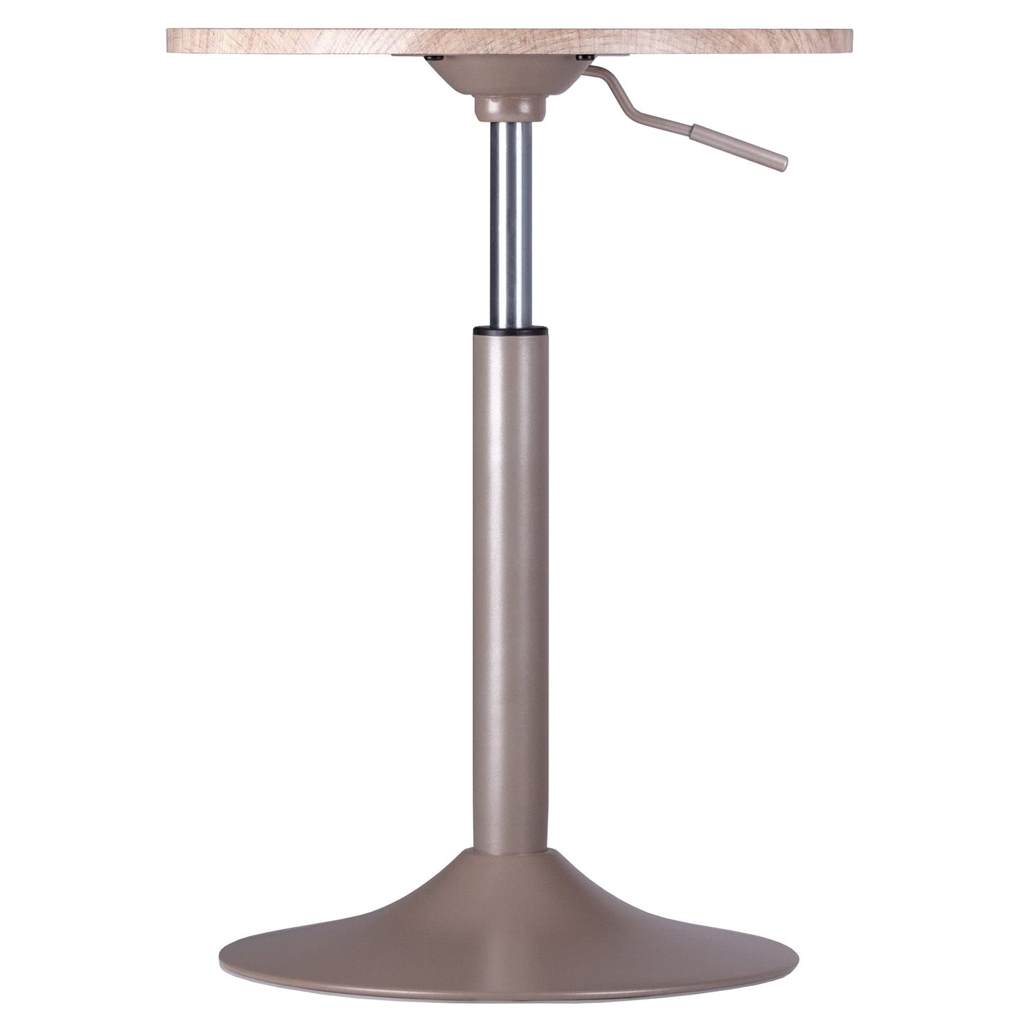 end tables | Ergode  Wood Christian Adjustable Sofa Table | Round Wood Top | Black Metal Base | Adjustable Height | 20.87 x 13.78 Top | 35 lbs Weight Capacity | casafoyer.myshopify.com