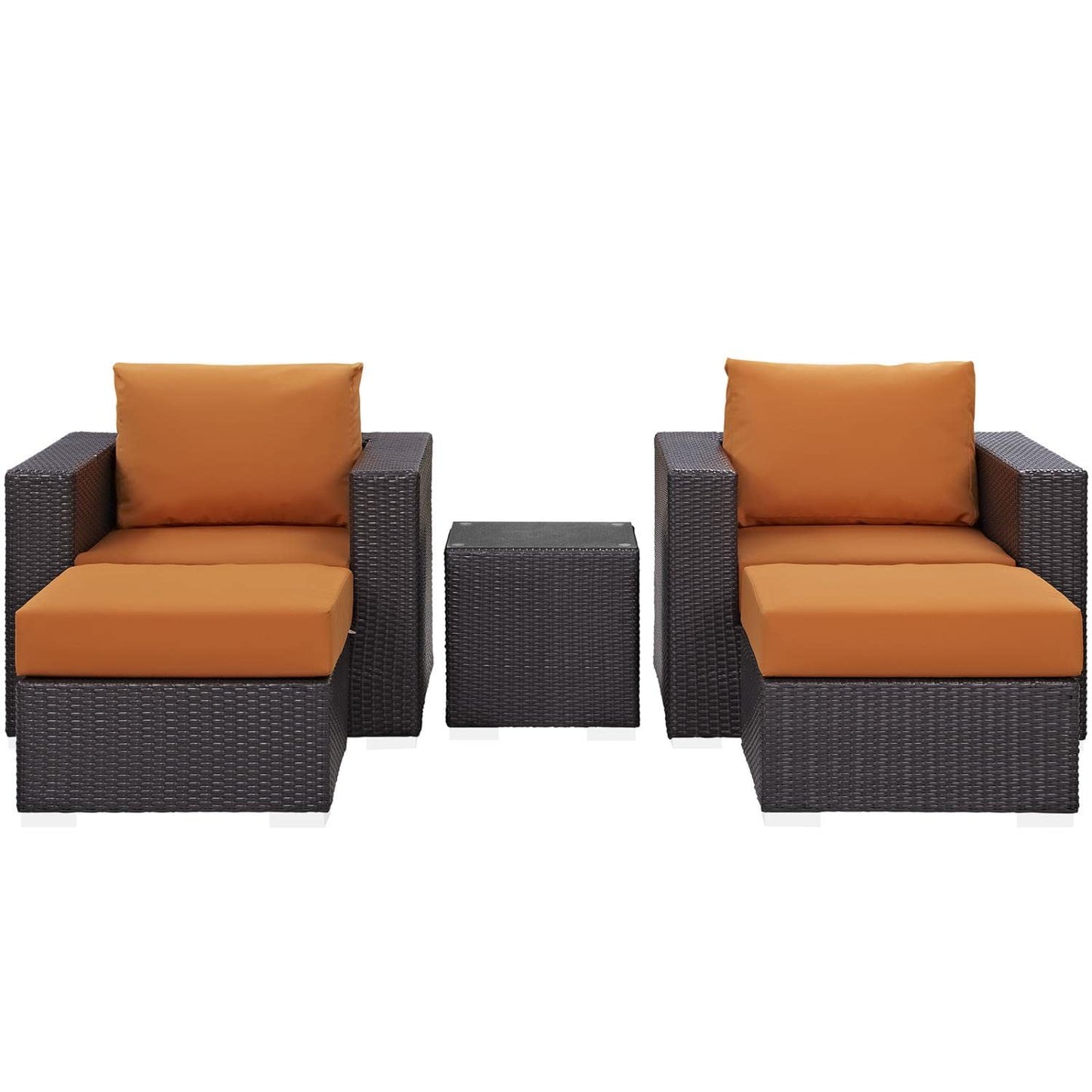 kitchen and dining room sets | CasaFoyer Convene Outdoor Sectional Set | Synthetic Rattan | Aluminum Frame | All-Weather Cushions | Patio Sofa, Side Table, Armchairs, Ottomans | casafoyer.myshopify.com