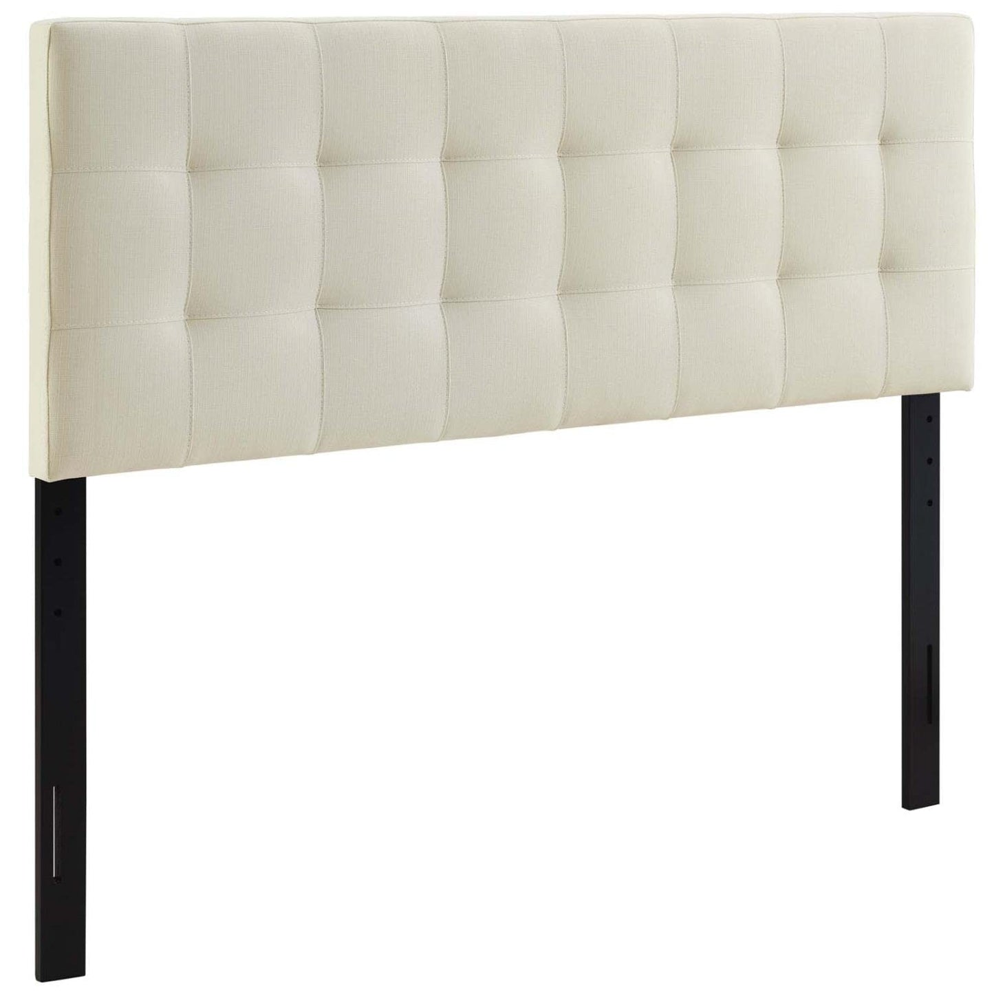 headboards | CasaFoyer  Lily King Upholstered Linen Fabric Tufted Headboard | Elegant Ivory Design | Contemporary & Modern Bedrooms | casafoyer.myshopify.com