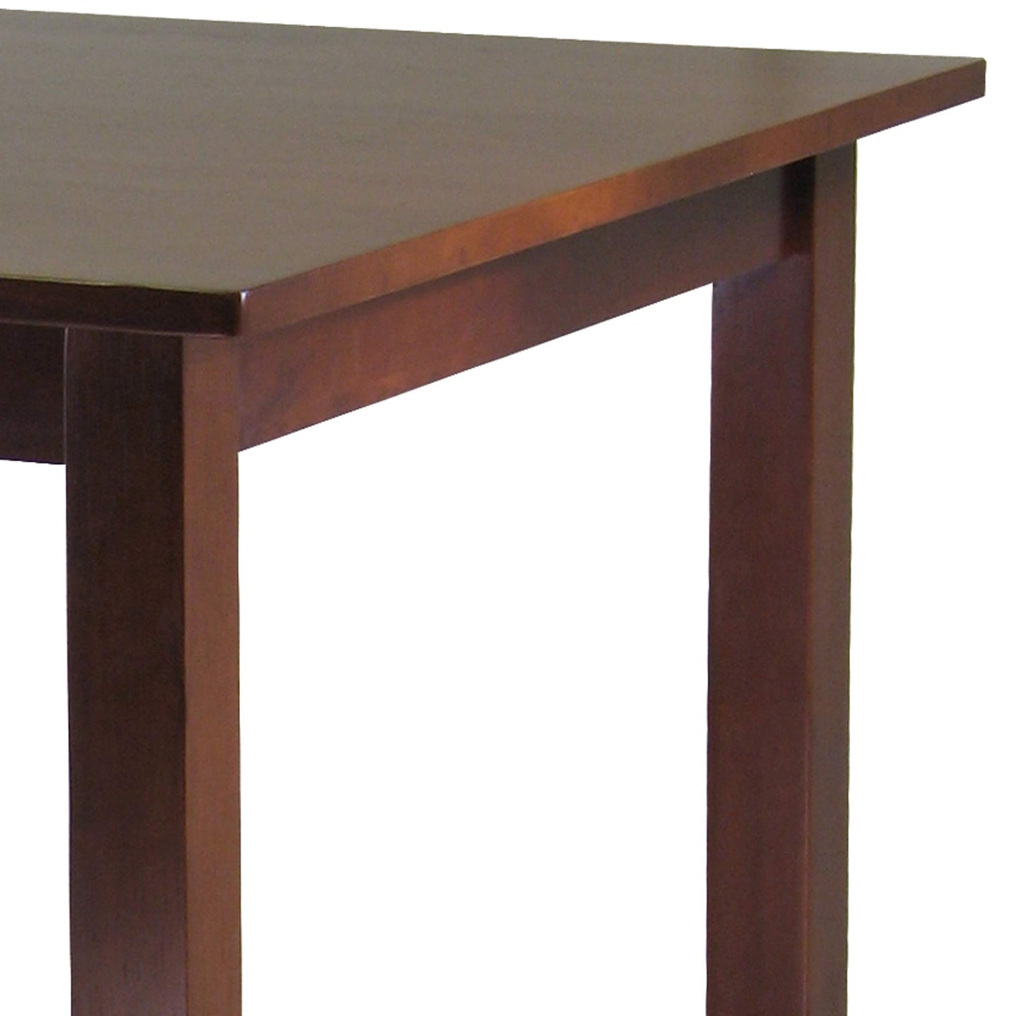 TABLE | Ergode  Wood Parkland High Dining Table | Compact & Timeless Design | Walnut Finish | Bar-Height Clearance | Solid Wood Construction | Easy Assembly | 33.86 W x 33.86 D x 38.98 H | casafoyer.myshopify.com