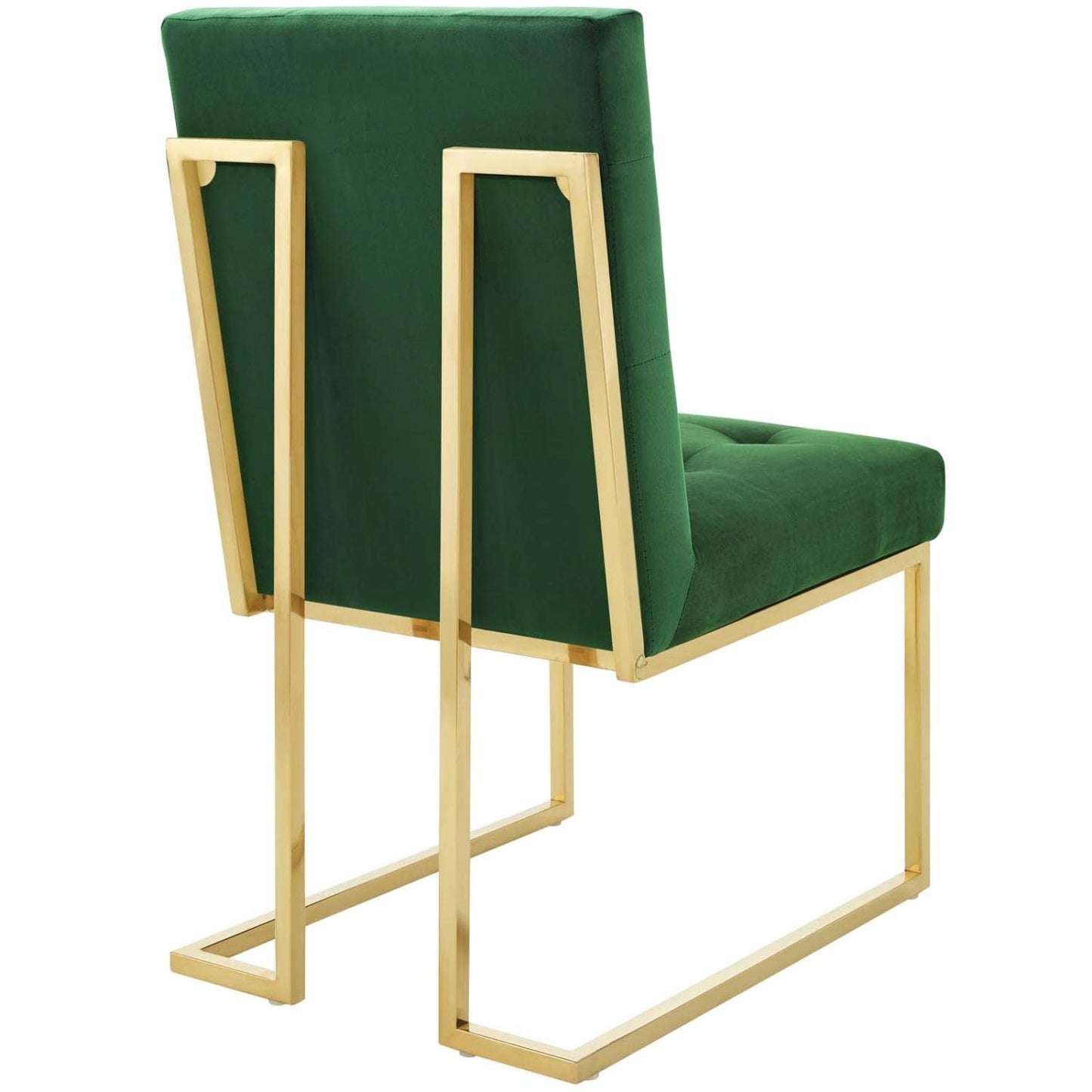 home office desk chairs | CasaFoyer Privy Dining Chair Set of 2 | Luxurious Performance Velvet Upholstery | Gold Stainless Steel Base | Stain-Resistant | 331 lbs Weight Capacity | Fully Assembled | casafoyer.myshopify.com