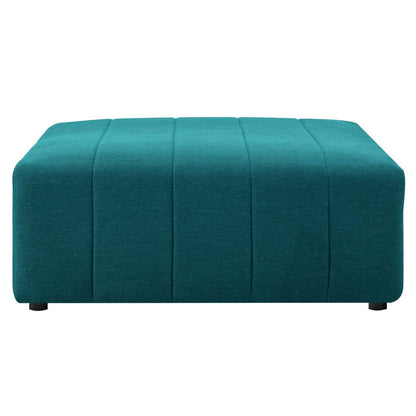 ottomans | CasaFoyer Bartlett Upholstered Fabric Ottoman | Retro Modern Style | Soft Polyester Upholstery | Dense Foam Padding | Sturdy Solid Wood Frame | Non-Marking Foot Caps | casafoyer.myshopify.com