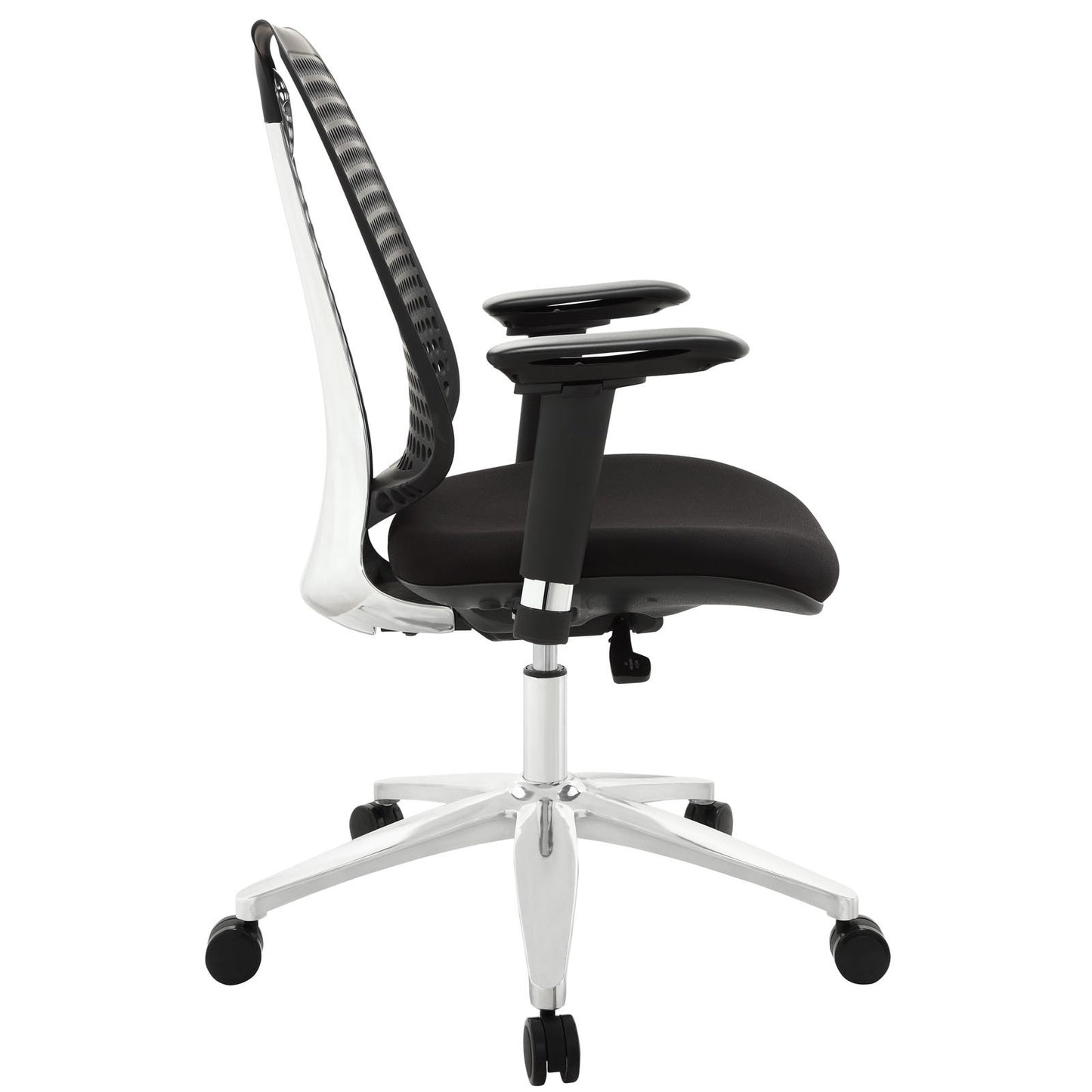 home office desk chairs | CasaFoyer Reverb Office Chair | Ergonomic Design | Adjustable Height, Tilt & Armrests | Stylish & Comfortable | Aluminum Base | Black | casafoyer.myshopify.com