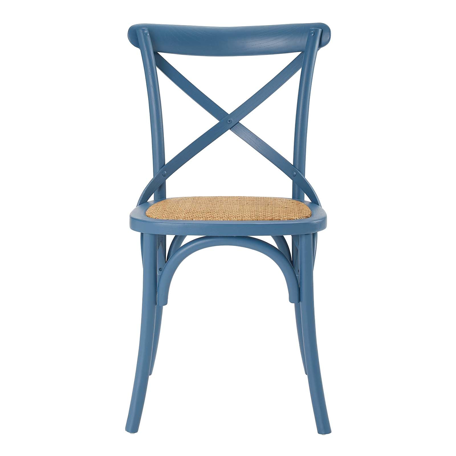 Chair | Gear Dining Side Chair | Rustic Charm with Modern Flair | Wooden Backrest & Tapered Legs | Fully Assembled | Perfect for Country Cottages & Rustic Environments | Set of 1 | casafoyer.myshopify.com