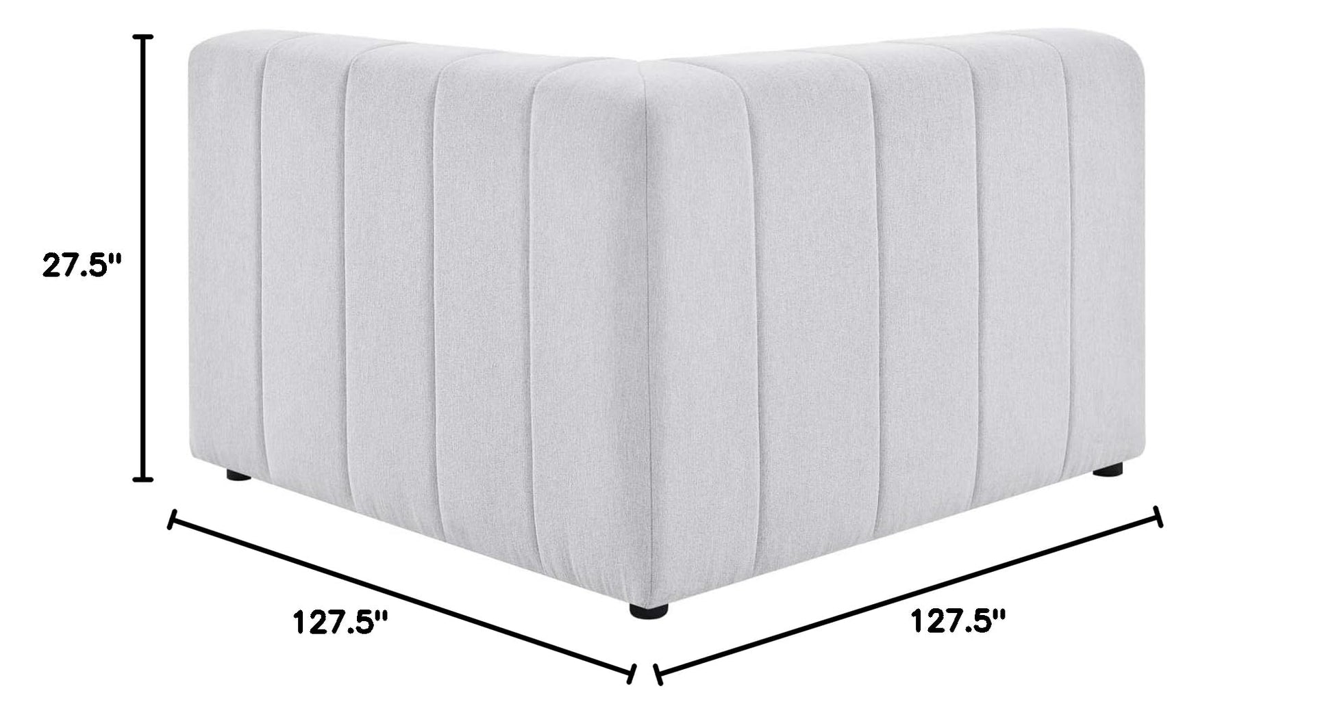kitchen and dining room sets | CasaFoyer Bartlett Upholstered Fabric 5-Piece Sectional Sofa | Retro Modern Design | Dense Foam Padding | Solid Wood Frame | Modular Connectors | Non-Marking Foot Caps | casafoyer.myshopify.com