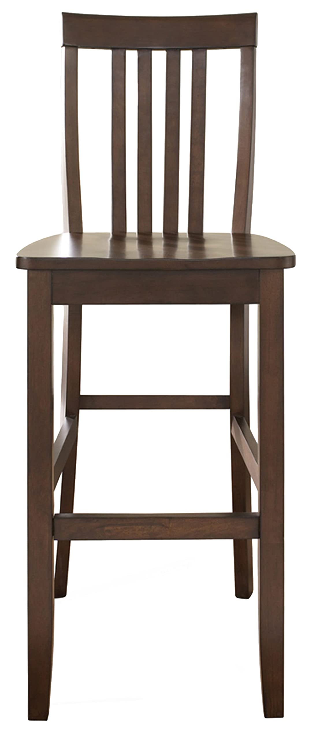 Dining Table | School House Style Bar Stool | Durable Hardwood | Contoured Seats | 30 Seat Height | Ideal for Dining or Pub Tables | Set of 2 | casafoyer.myshopify.com