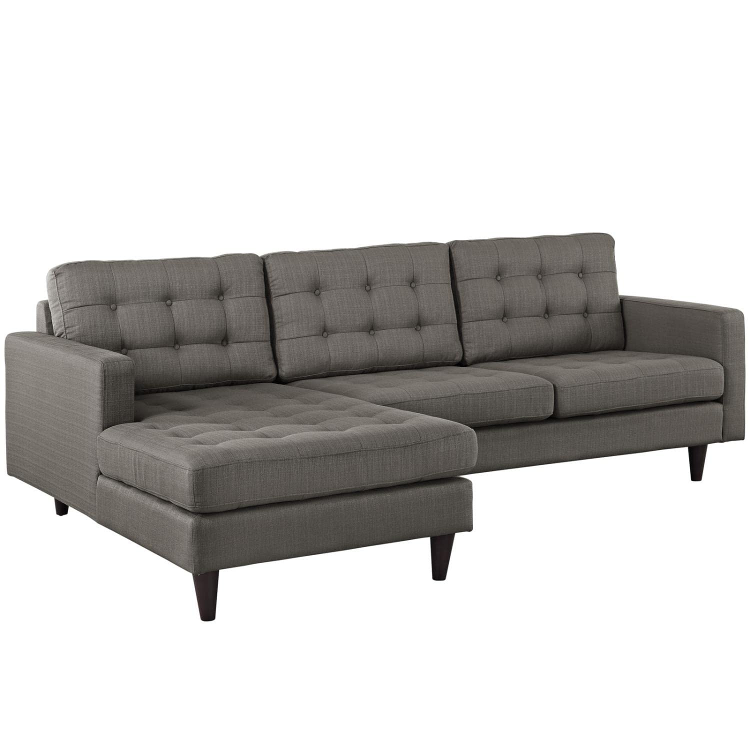 sofas | CasaFoyer Empress Left-Arm Sectional Sofa | Exquisite Design | Tufted Buttons | Luxurious Cushions | Regal Armrests | Solid Wood Legs | Floor Protection | Indulgent Fabric Upholstery | casafoyer.myshopify.com