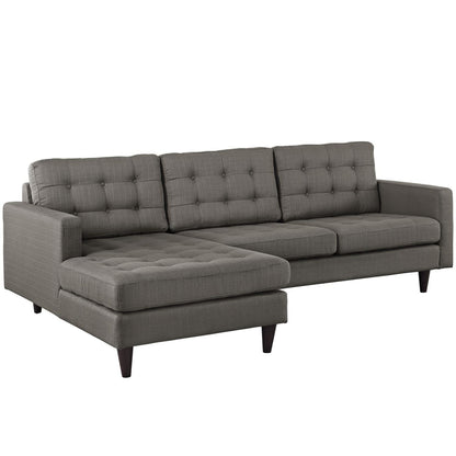 sofas | CasaFoyer Empress Left-Arm Sectional Sofa | Exquisite Design | Tufted Buttons | Luxurious Cushions | Regal Armrests | Solid Wood Legs | Floor Protection | Indulgent Fabric Upholstery | casafoyer.myshopify.com
