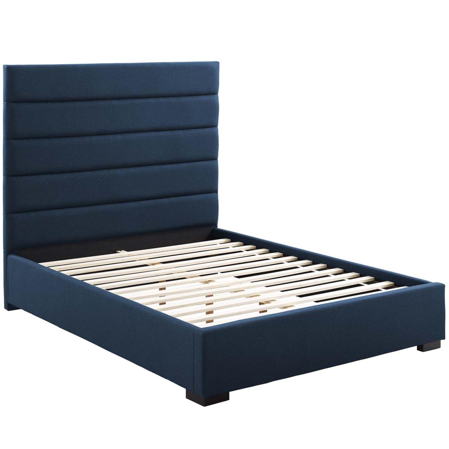 adjustable bed bases | CasaFoyer Genevieve Queen Platform Bed | Sleek Tufted Headboard | Plush Upholstery | Wood Slat Support | Beige | casafoyer.myshopify.com