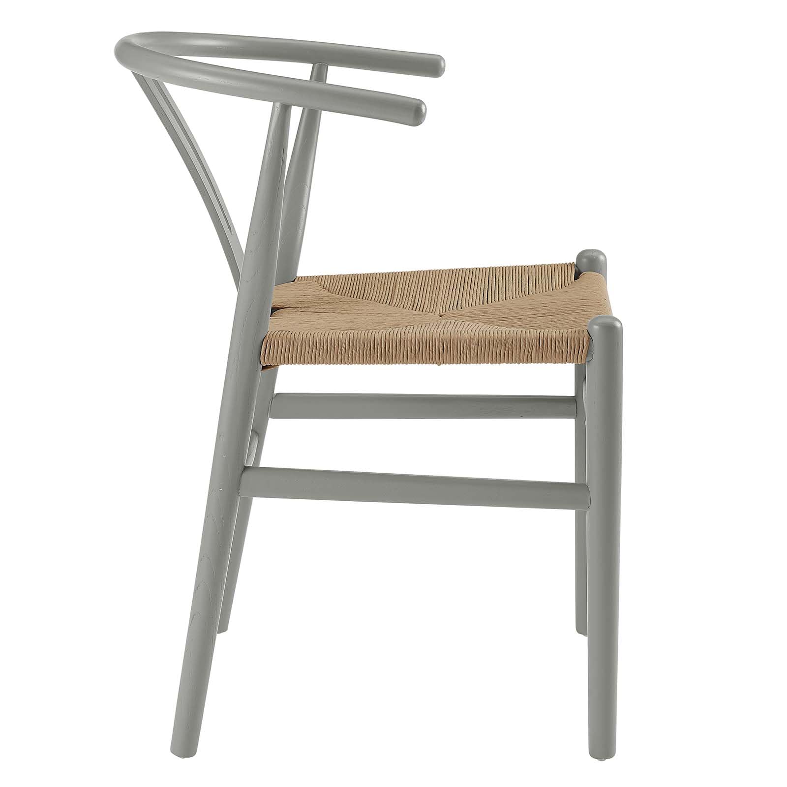 home office desk chairs | CasaFoyer Amish Dining Side Chair | Timeless Craftsmanship | Weathered Gray Wood | Paper Rope Seat | Fully Assembled | casafoyer.myshopify.com