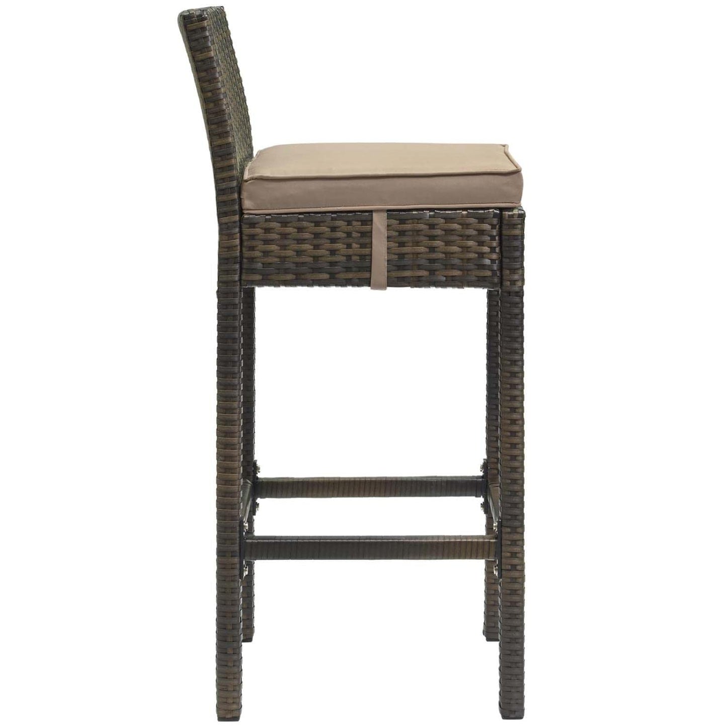 home office desk chairs | CasaFoyer Conduit Outdoor Patio Bar Stool | Stylish & Durable Wicker Rattan Design | Weatherproof & Comfortable Seating | Perfect for Outdoor Areas | casafoyer.myshopify.com