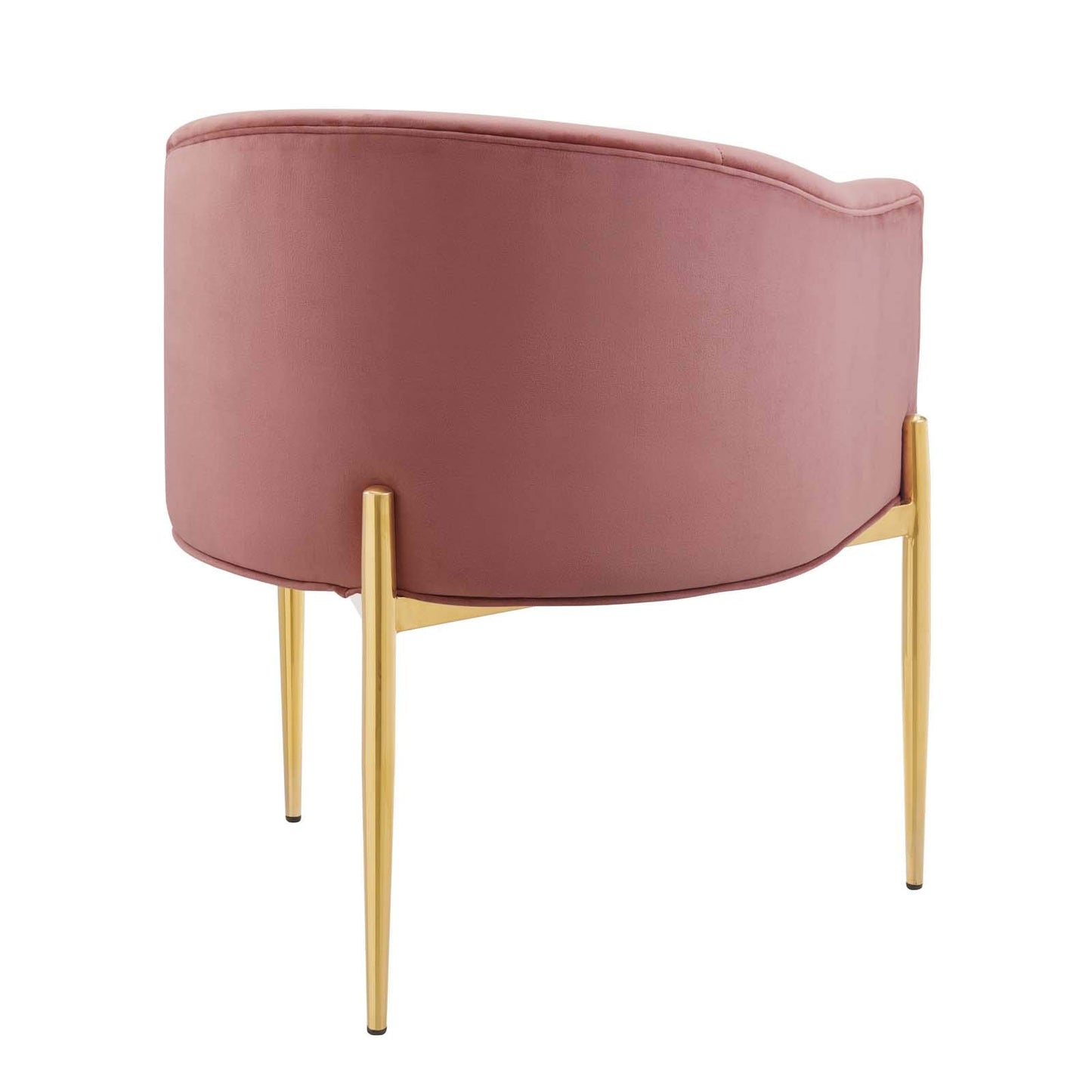 home office desk chairs | CasaFoyer Savour Tufted Performance Velvet Accent Armchair | Elegant & Practical | Stain-Resistant Velvet | Comfortable Foam Padding | Chrome Gold Legs | 300 lbs Weight Capacity | Ideal for Living Room, Dining Room, Bedroom, or Office | Includes One Chair | casafoyer.myshopify.com