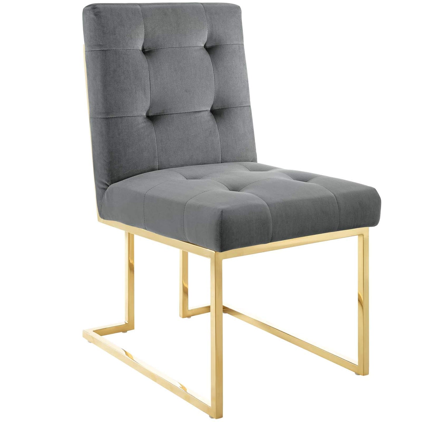 home office desk chairs | CasaFoyer Privy Dining Chair Set of 2 | Luxurious Performance Velvet Upholstery | Gold Stainless Steel Base | No Assembly Required | casafoyer.myshopify.com