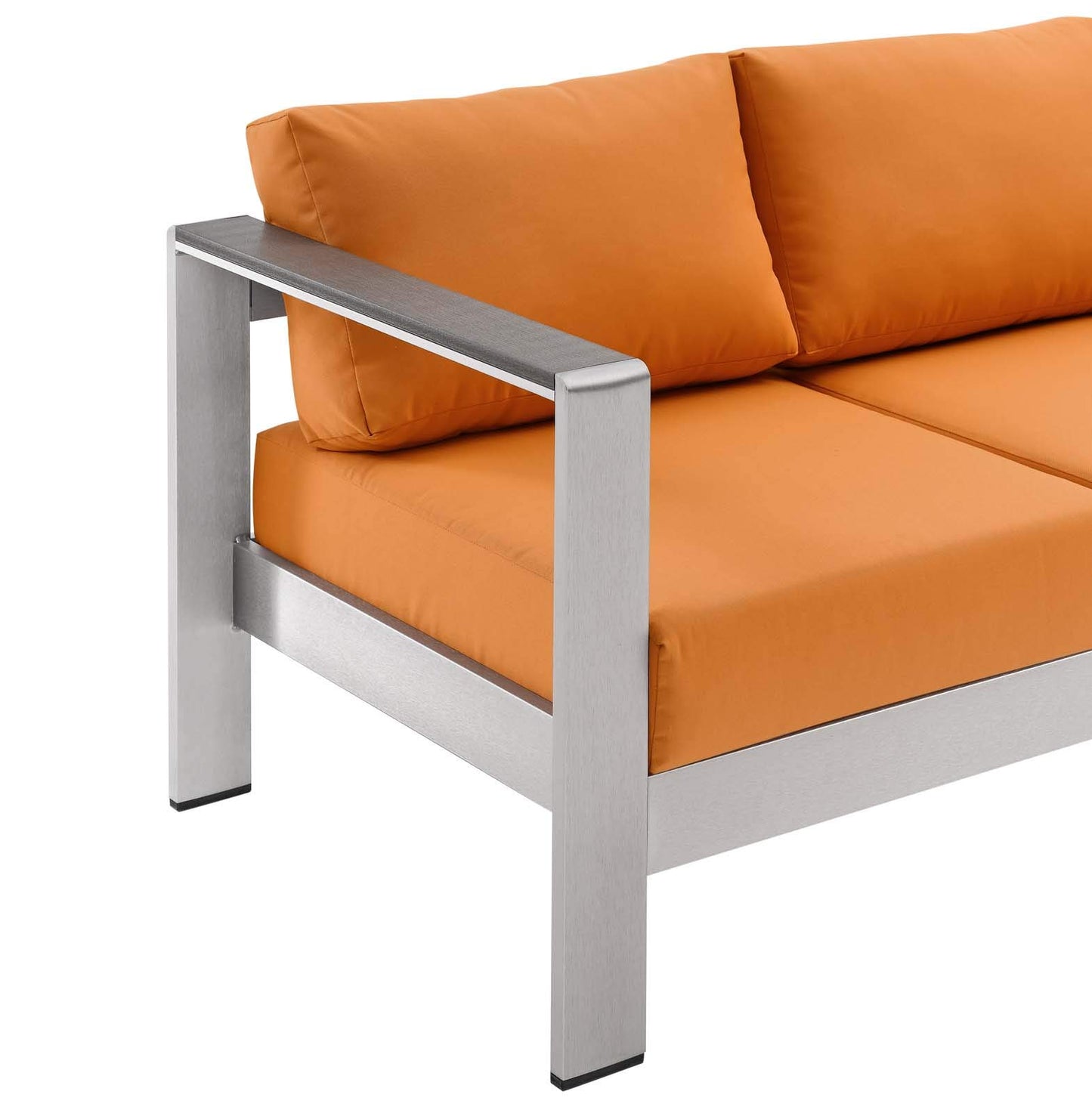 sofas | CasaFoyer Shore Outdoor Patio Aluminum Sofa | Durable | Easy to Clean | 900 lb Weight Capacity | 3-Seater | Stylish & Reliable | casafoyer.myshopify.com