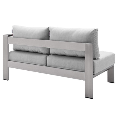 sofas | CasaFoyer Shore Outdoor Patio Aluminum 9 Piece Sectional Sofa Set | Weatherproof | Sunbrella Fabric | Stylish & Functional | Includes Coffee Table & Side Tables | casafoyer.myshopify.com