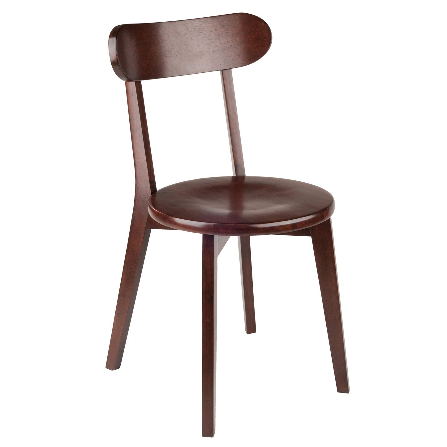 Sofa & chair Sets | CasaFoyer Pauline Chairs - Set of 2 | Contemporary Diner Style | Solid Wood | Walnut Finish | Comfortable Curved Backrest | Assembly Required | 17.32 W x 18.96 D x 31.59 H | 220 lbs Seating Weight | casafoyer.myshopify.com