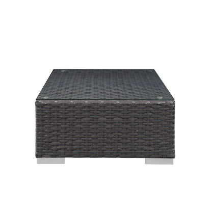 ottomans | Sojourn Outdoor Patio Ottoman | Sturdy & Versatile Seating | Sunbrella Fabric Cushions | UV Protection | casafoyer.myshopify.com
