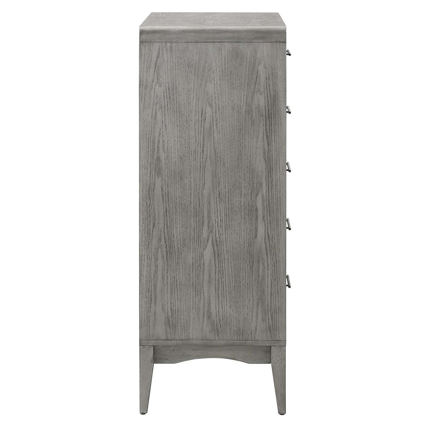 DRESSER | CasaFoyer Georgia Wood 5-Drawer Chest | Rustic Farmhouse Style | Solid Rubberwood | Ample Storage | Easy-Glide Drawers | Assembly Required | casafoyer.myshopify.com