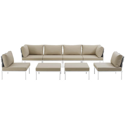 executive chairs | CasaFoyer Harmony Outdoor Patio Sectional Sofa Furniture Set | All-Weather Waterproof | Modern Design | Machine Washable Cushions | Aluminum Bases | Tempered Glass Tables | 4 Armless Chairs | 2 Corner Sofas | 2 Ottomans | Porch, Patio, Balcony, Garden | casafoyer.myshopify.com