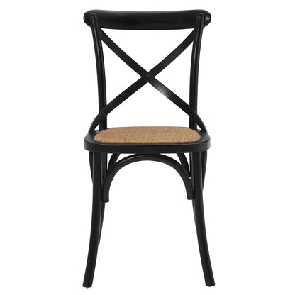 Chair | Gear Dining Side Chair | Rustic-Contemporary | Exposed Wooden Backrest | Tapered Legs | Fully Assembled | Country Cottages & Urban Homes | casafoyer.myshopify.com