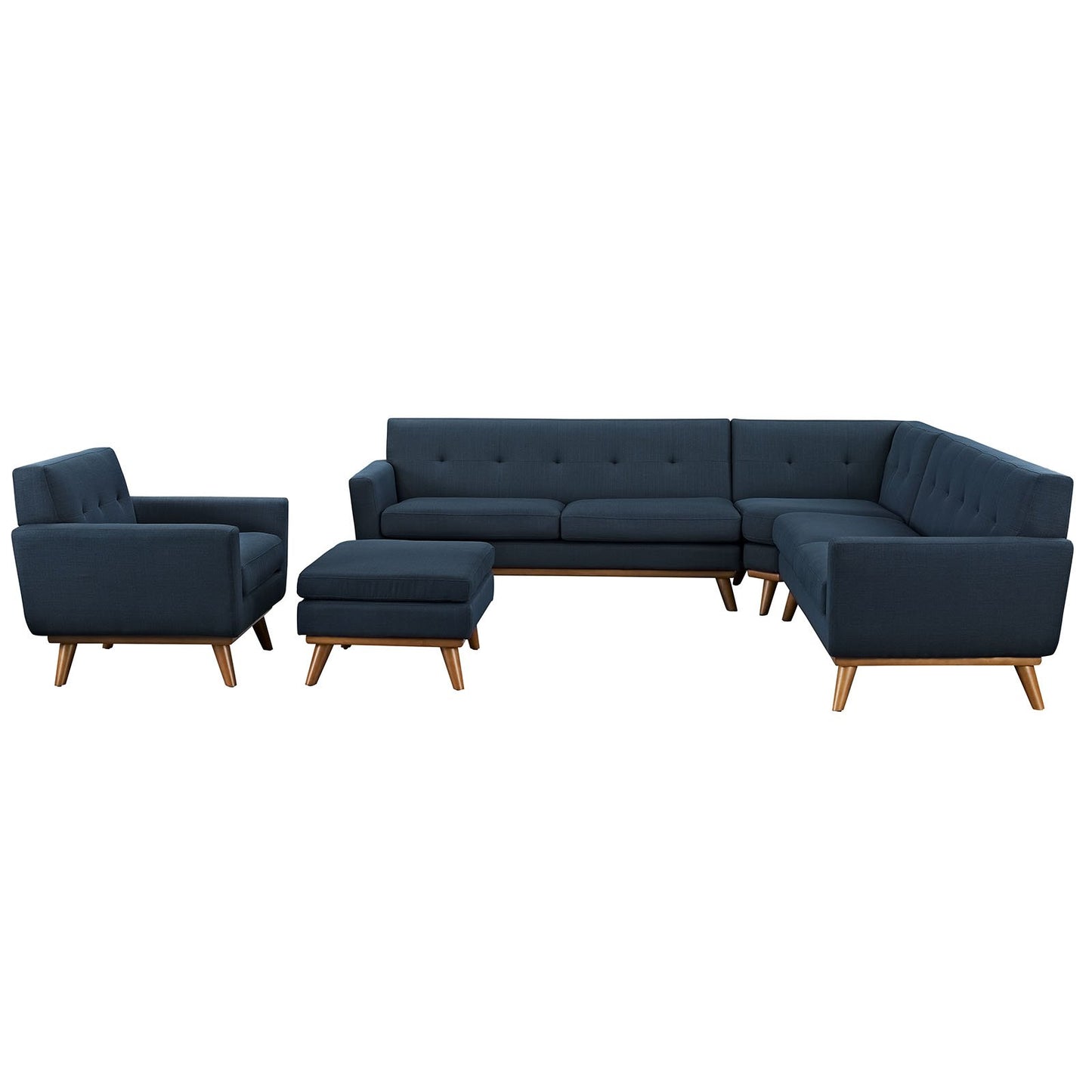 kitchen and dining room sets | CasaFoyer Engage Living Room Set | Curved Design | Dual Cushions | Lounge in Style | Corner Sofa, Ottoman, Loveseats, Armchair | Sturdy Rubberwood Legs | casafoyer.myshopify.com