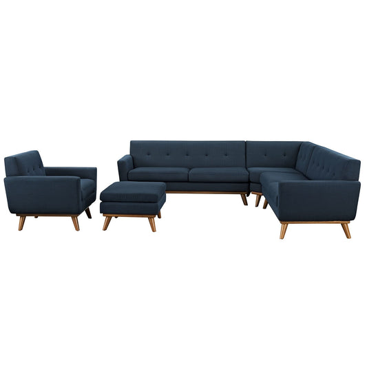 kitchen and dining room sets | CasaFoyer Engage Living Room Set | Curved Design | Dual Cushions | Lounge in Style | Corner Sofa, Ottoman, Loveseats, Armchair | Sturdy Rubberwood Legs | casafoyer.myshopify.com
