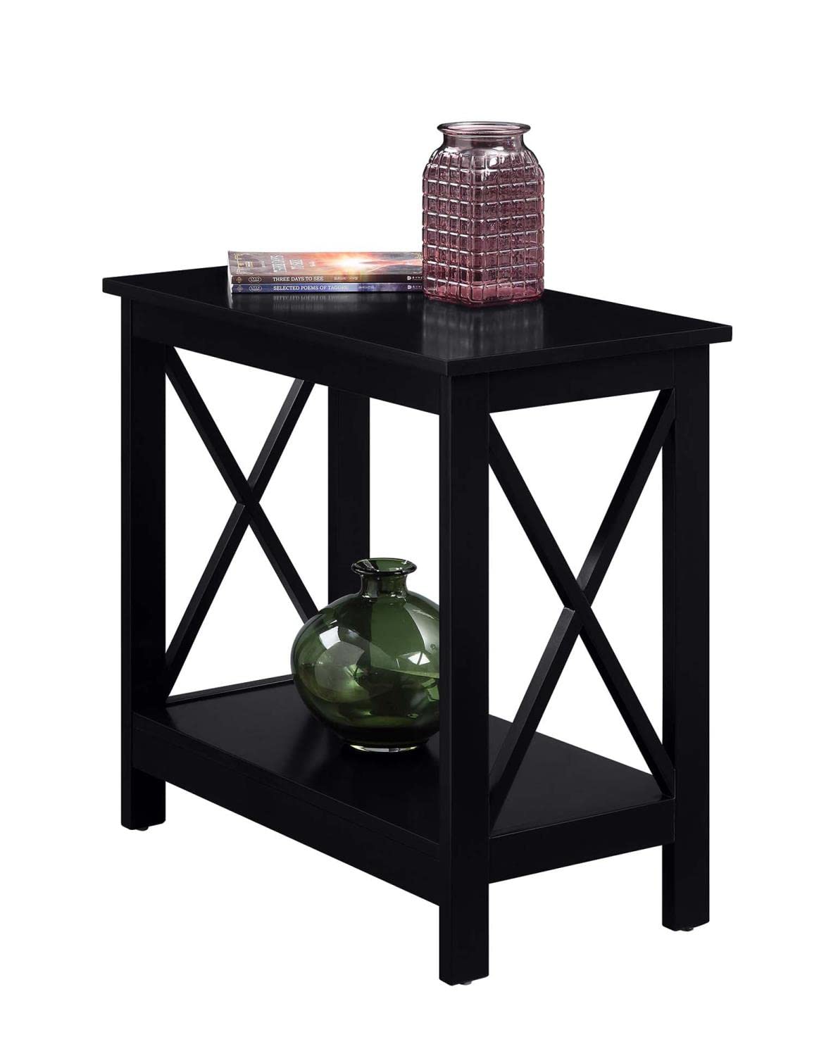 TABLE | Ergode Oxford Chairside End Table with Shelf | Classic & Versatile | Ample Storage | Durable MDF | Easy Assembly | Perfect for Family or Living Room | Explore Ergode Oxford Collection | casafoyer.myshopify.com