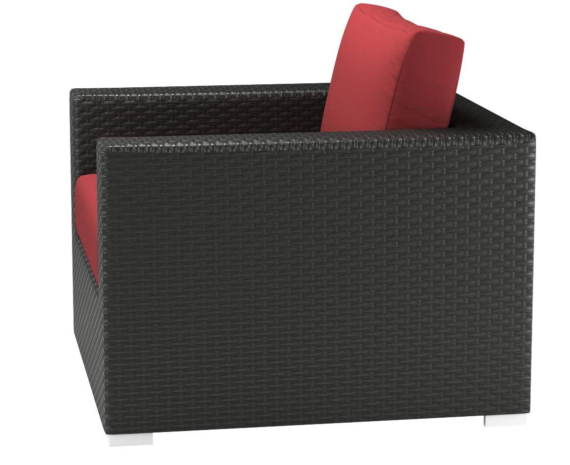 Patio Furniture Sets | Sojourn Outdoor Patio Arm Chair | Sturdy Seating | Sunbrella Cushions | UV Protection | Aluminum Frame | casafoyer.myshopify.com