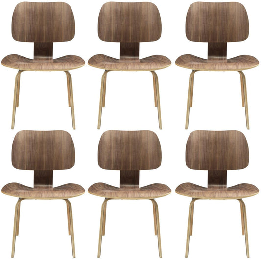 home office desk chairs | CasaFoyer Fathom Plywood Dining Chairs | Set of 6 | Natural Wood Design | Unwavering Confidence & Support | casafoyer.myshopify.com