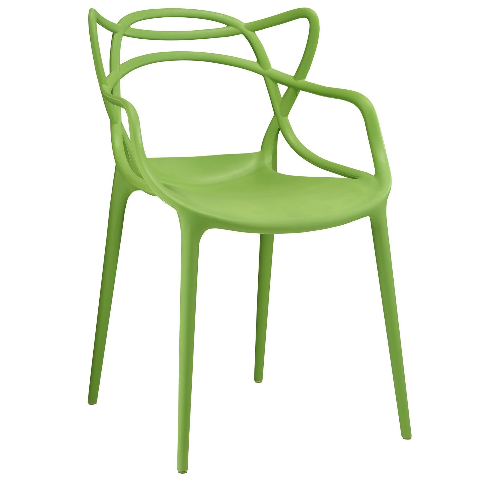 home office desk chairs | CasaFoyer Entangled Dining Armchair | Captivating Design | Molded Plastic | Foot Caps | Fully Assembled | Wipe-Clean Surface | Green | casafoyer.myshopify.com