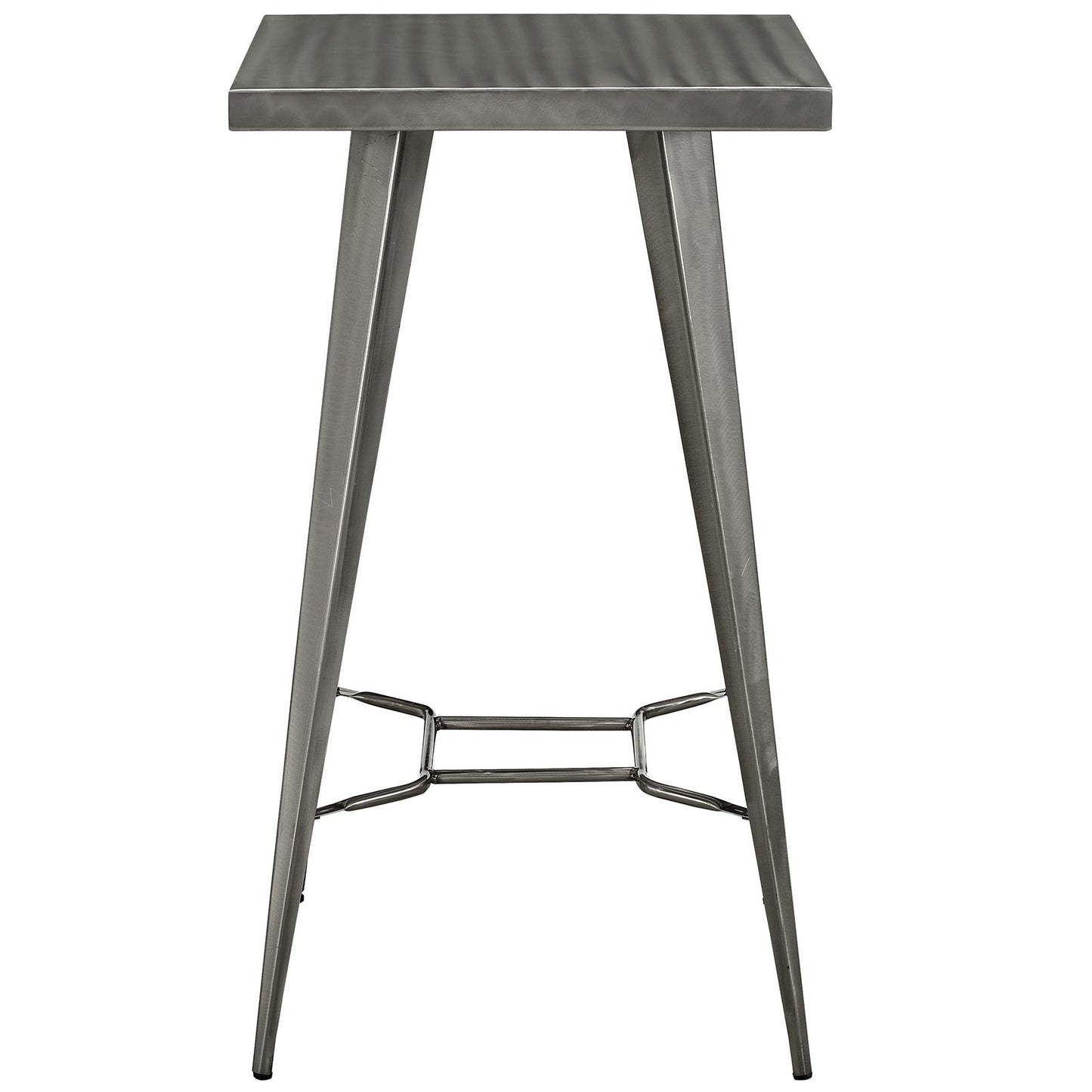 patio dining tables | CasaFoyer Direct Table Series | Stylish Square Bar Table with Gunmetal Gray Steel Legs | Perfect for Urban & Industrial Homes | Clutter-Free & Sophisticated Design | Enhance Your Living Space | casafoyer.myshopify.com