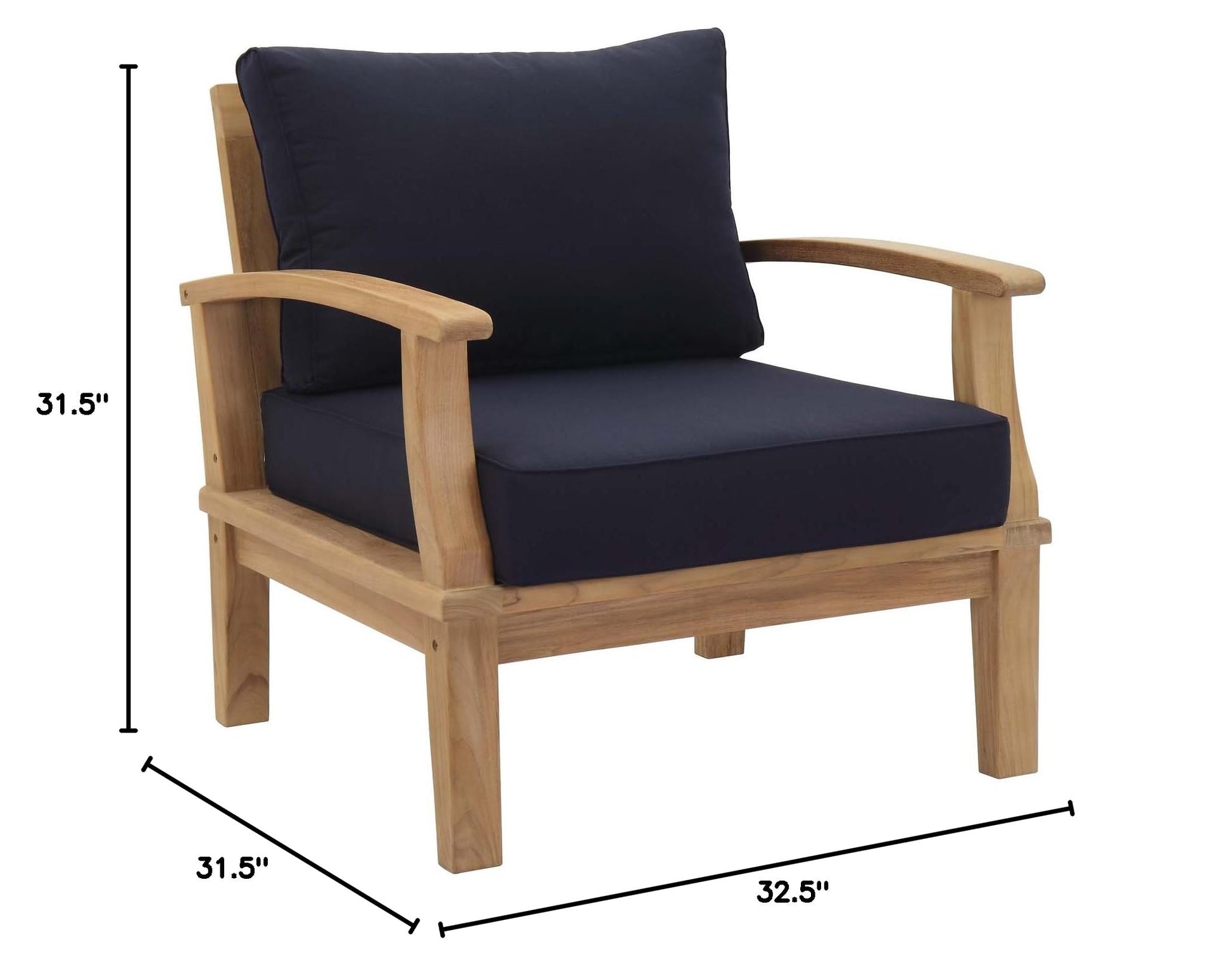 Patio Furniture Sets | Marina Teak Wood Outdoor Patio Furniture Sofa Sectional Set | Luxury & Comfort for Your Outdoor Space | casafoyer.myshopify.com