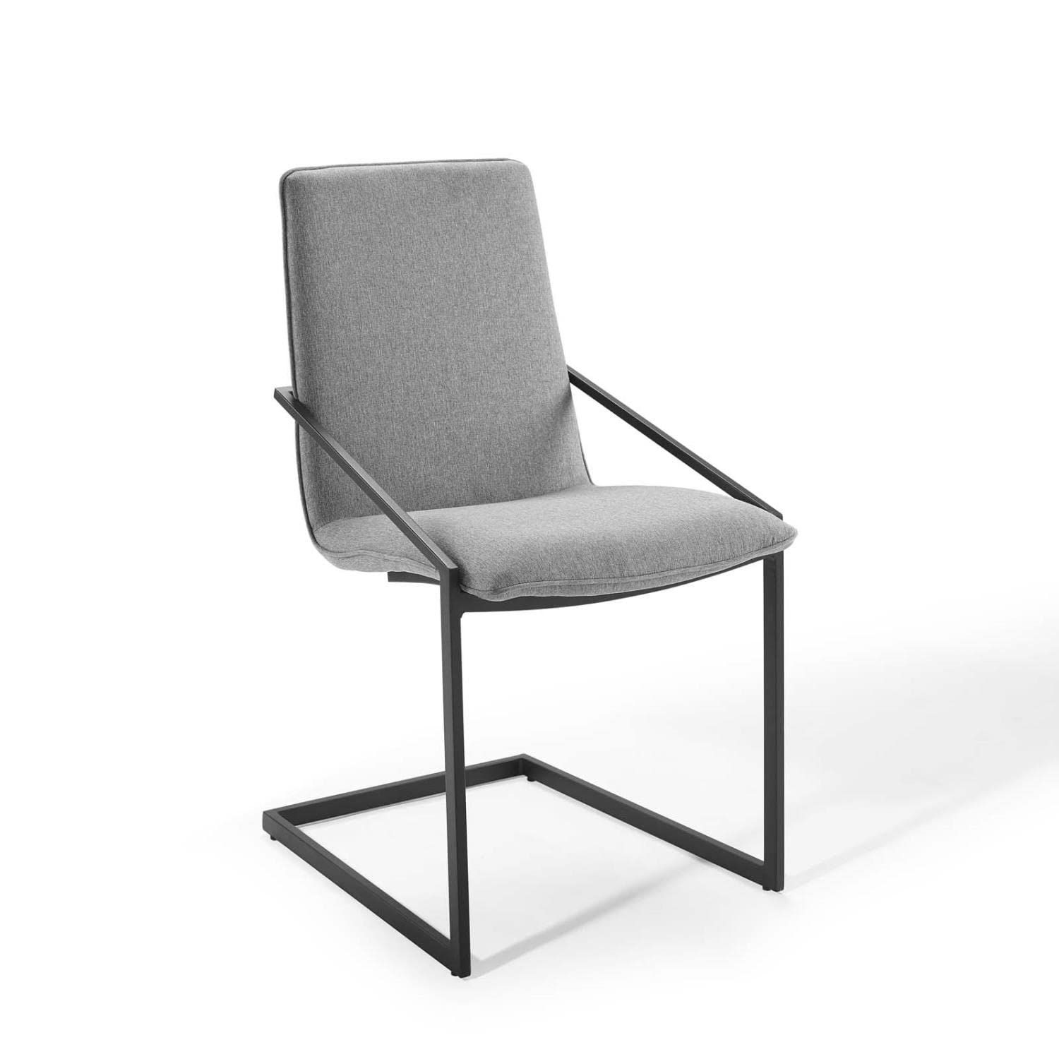 home office desk chairs | CasaFoyer Pitch Performance Fabric Upholstered Dining Armchair | Set of 2 | Modern Design | Sturdy Matte Black Frame | Comfortable Foam Seat | Elegant Upholstered Fabric | 330 lbs Capacity | casafoyer.myshopify.com