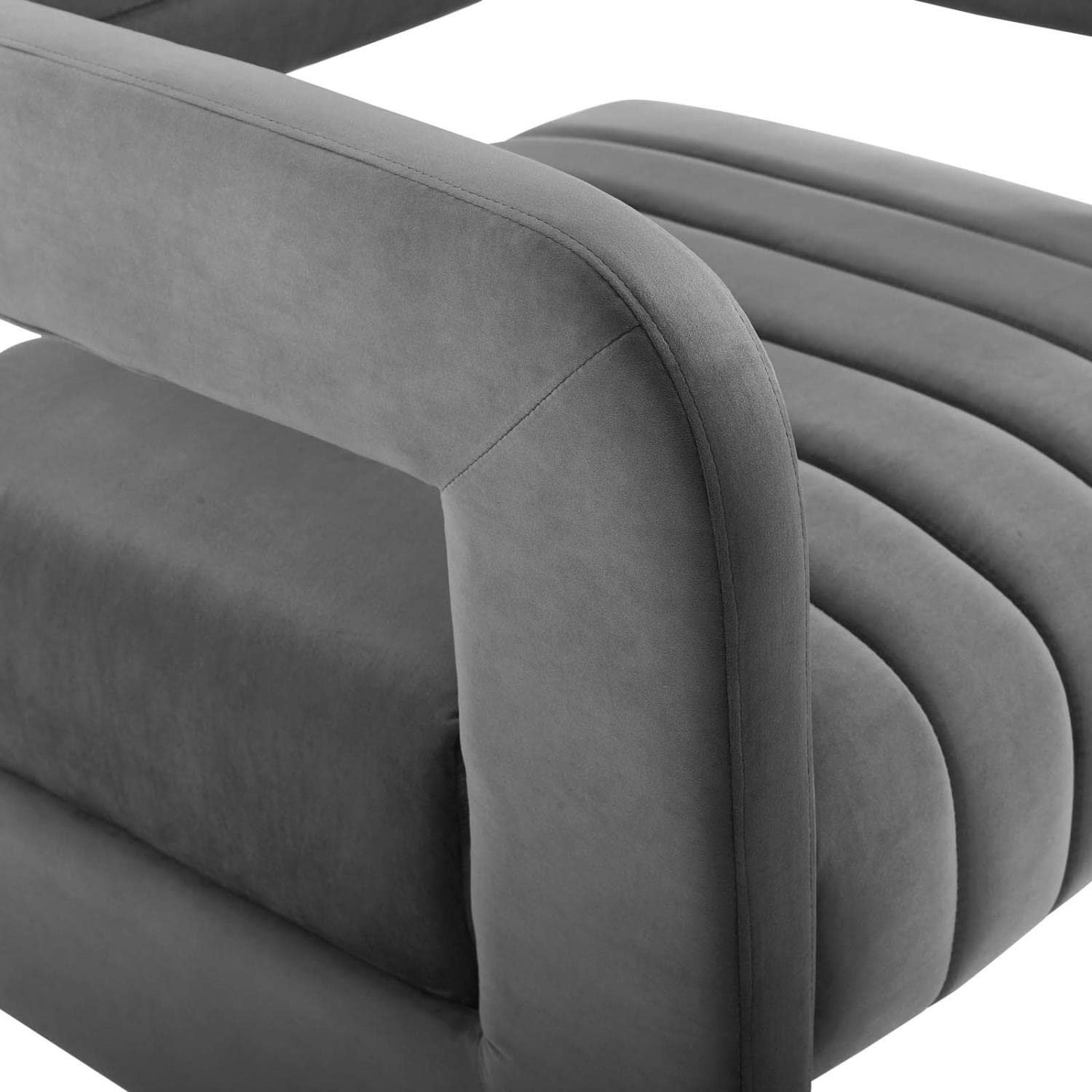 home office desk chairs | CasaFoyer Range Channel Tufted Performance Velvet Accent Armchair | Elegant, Modern Design | Stain-Resistant Upholstery | Vintage Touch | Plush Foam Padding | 440 lbs Weight Capacity | casafoyer.myshopify.com