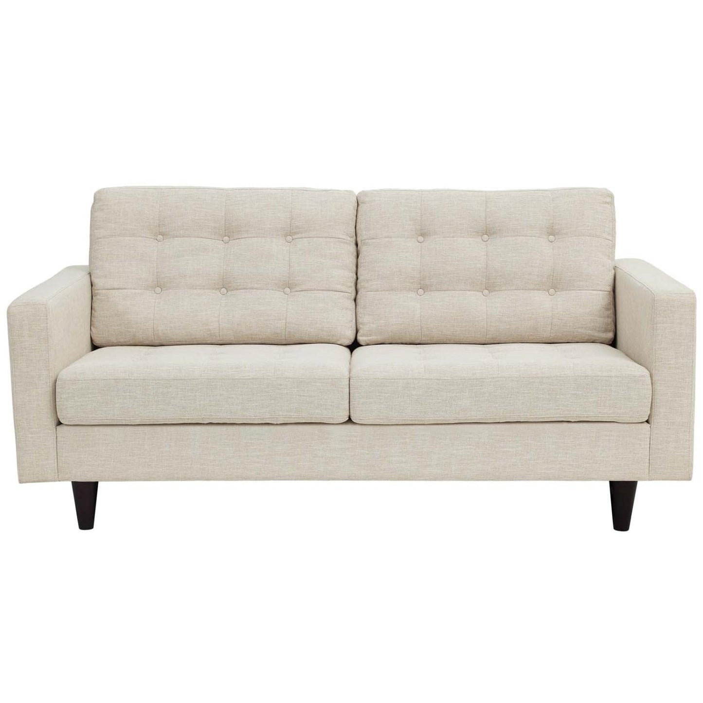 kitchen and dining room sets | CasaFoyer Empress Button Tufted Upholstered Fabric Sectional Sofa Set | Elegant Design | Plush Cushions | Sturdy Support | Includes Sofa & Loveseat | casafoyer.myshopify.com