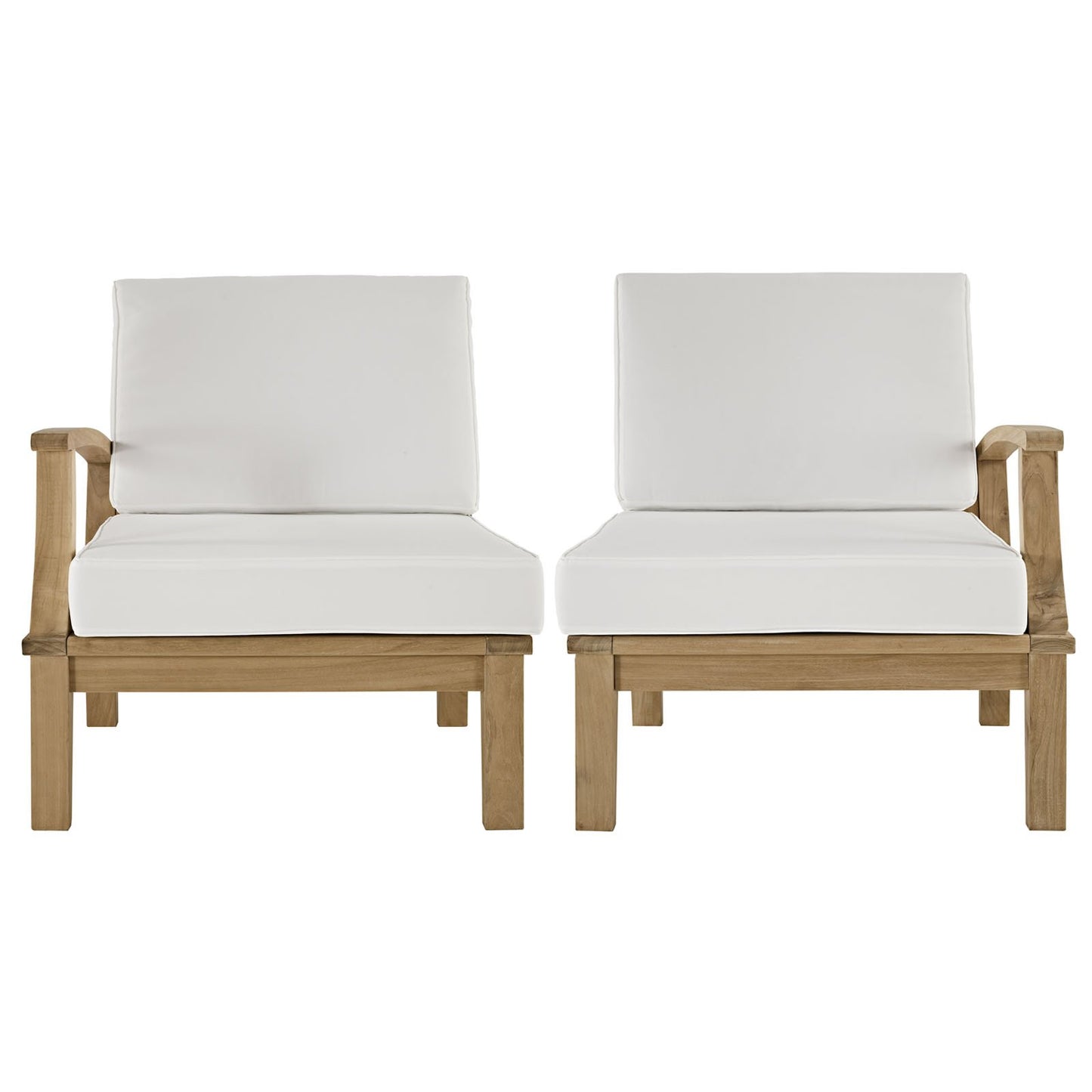 kitchen and dining room sets | CasaFoyer Marina Teak Wood Outdoor Patio Furniture Sofa Sectional Set | Ultimate Luxury, Durable & Weatherproof | Includes Left-Arm and Right-Arm Sofas | casafoyer.myshopify.com