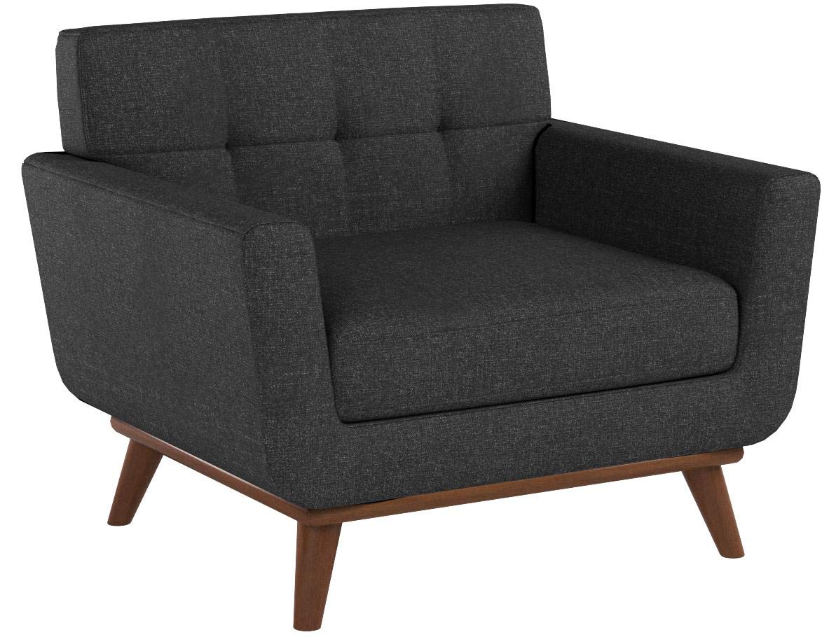 Sofa & chair Sets | Engage Armchair | Dual Cushions | Cherry Wood Legs | Set of 2 | Gray Upholstered Lounge Chair | Relaxation & Conversations | casafoyer.myshopify.com