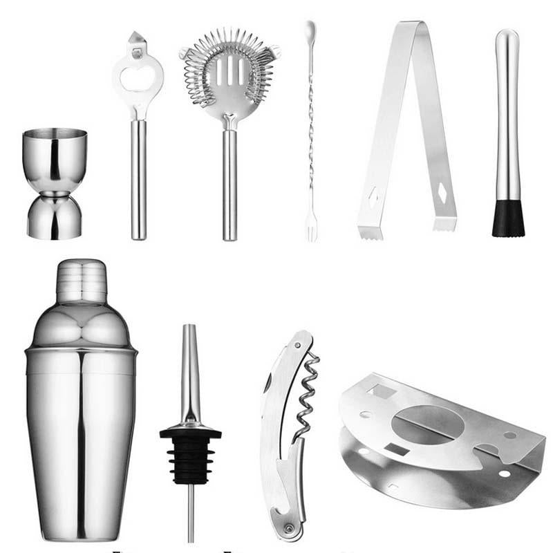 Bar Sets | CasaFoyer 22-piece stainless steel cocktail shaker | Full Accessories & Ice Stones | casafoyer.myshopify.com