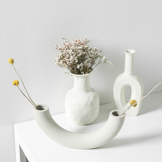 Flower Vases | CasaFoyer Nordic Ceramic Vase for Stylish Home Décor - Elegant Scandinavian Design | casafoyer.myshopify.com