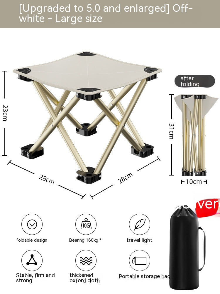 Stool | CasaFoyer Outdoor Maza Can Be Folding Stool Portable And Lightweight | casafoyer.myshopify.com