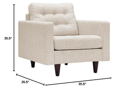 home office desk chairs | CasaFoyer Empress Upholstered Armchair Set of 2 | Exquisite Design | Tufted Buttons | Luxurious Cushions | Elegant Armrests | Solid Wood Legs | Floor Protection | Indulgent Fabric Upholstery | casafoyer.myshopify.com