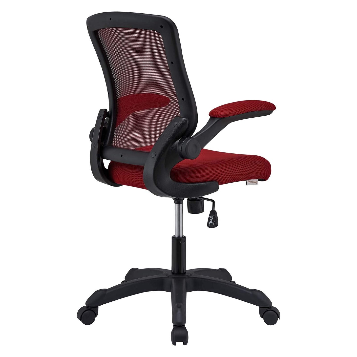 home office desk chairs | CasaFoyer Veer Mesh Office Chair | Ultimate Comfort & Functionality | Breathable Back & Padded Seat | 90-Degree Rotating Armrests | Tilt & Tension Control | One-Touch Pneumatic Lift | Dual-Wheel Casters | Red | casafoyer.myshopify.com